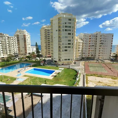 Algarve T1 Apartment W Balcony And Sea View In Armacao De Pera Exterior photo